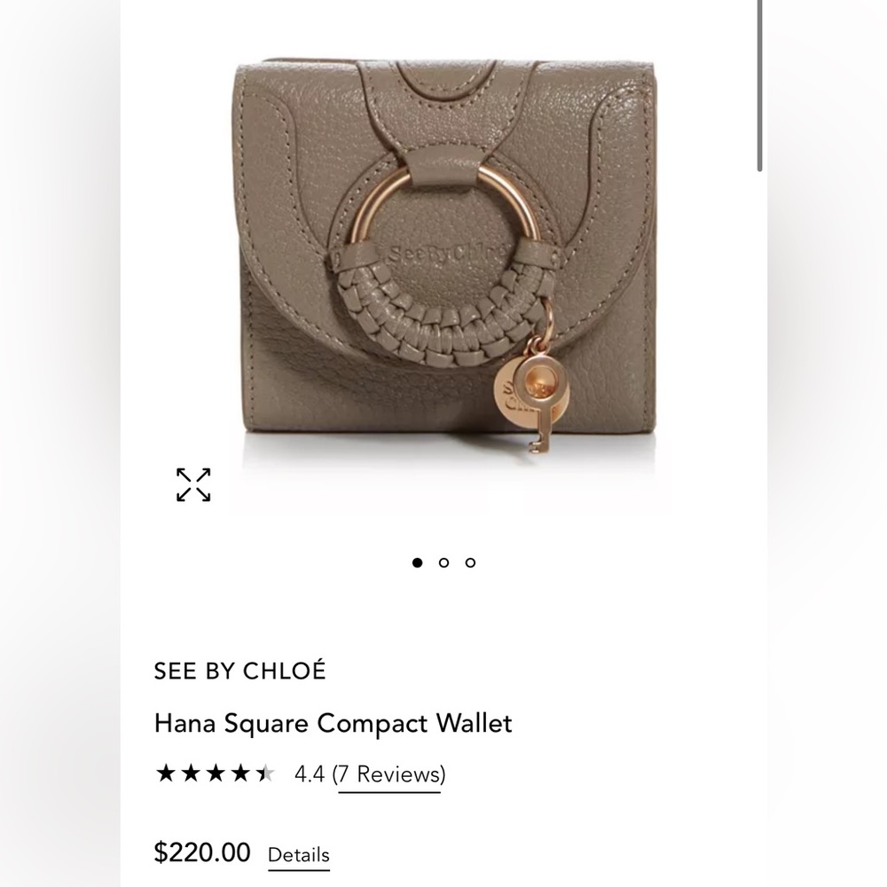 See by Chloe Motty Grey Hana Wallet